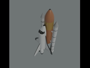 space shuttle 3D 模型