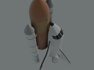 space shuttle 3D 模型
