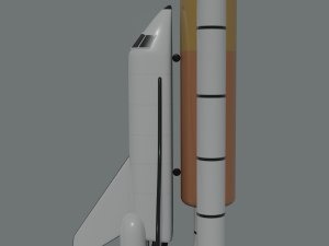 space shuttle 3D 模型