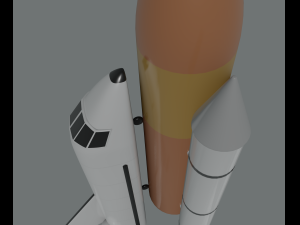 space shuttle 3D 模型