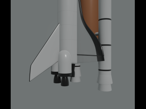 space shuttle 3D 模型