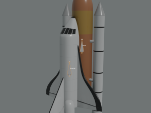 space shuttle 3D 模型