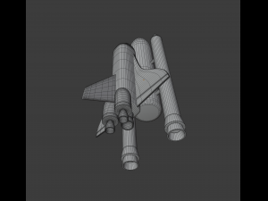 space shuttle 3D 模型