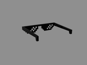 pixel sunglasses Modelo 3D
