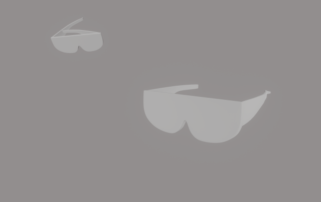 safety goggles 3D 模型 .c4d .max .obj .3ds .fbx .stl .blend 