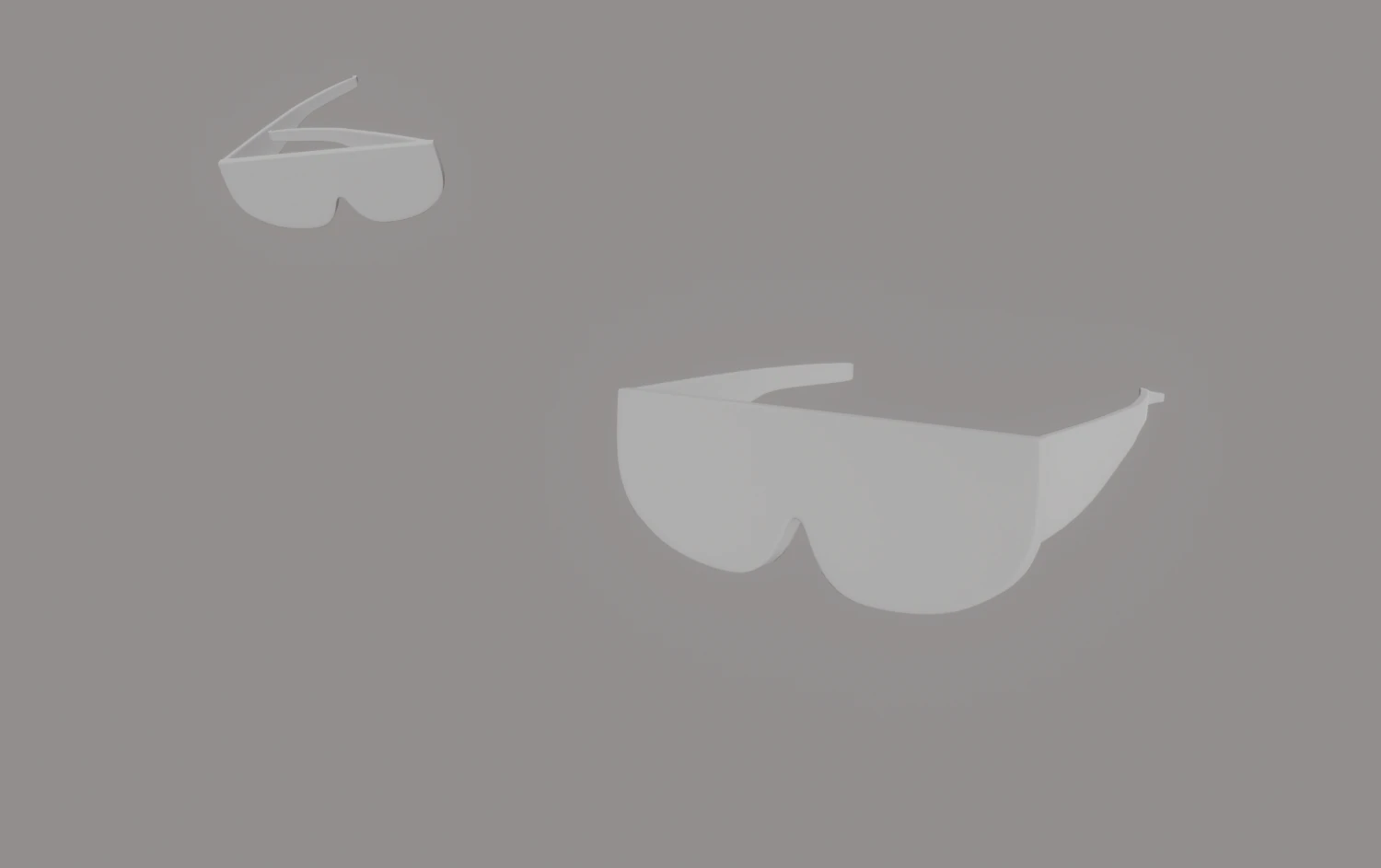 safety goggles 3D Model .c4d .max .obj .3ds .fbx .stl .blend 