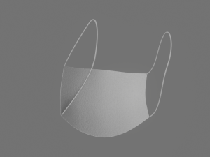 face mask 3D मॉडल
