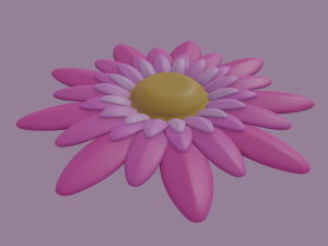 pink flower 3D Model