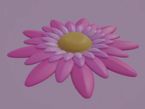 pink flower 3D Model
