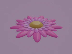 pink flower 3D Model