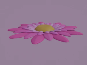 pink flower 3D Model