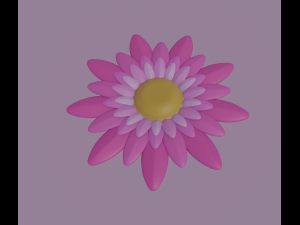 pink flower 3D Model