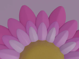 pink flower 3D Model