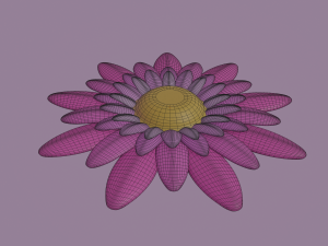 pink flower 3D Model