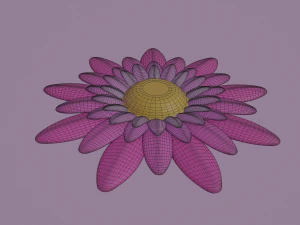 pink flower 3D Model