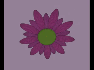 pink flower 3D Model