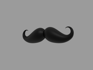 mustache Modèle 3D