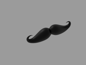 mustache Modèle 3D
