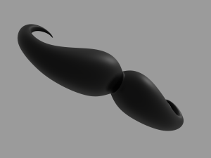 mustache Modèle 3D