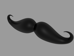 mustache Modèle 3D