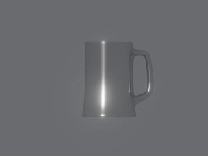 맥주잔 3D 모델