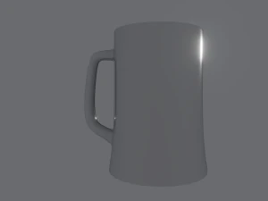 맥주잔 3D 모델