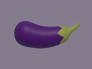 eggplant Modelo 3D