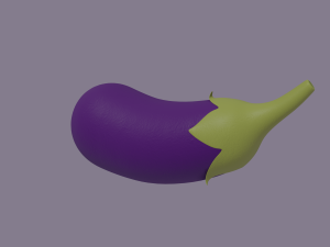 eggplant 3D 모델