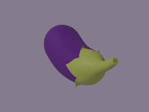 eggplant 3D 모델