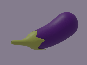 eggplant 3D 모델