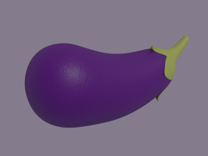 eggplant 3D 모델