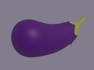 eggplant 3D Model