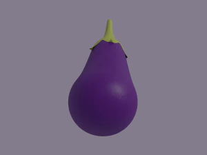eggplant 3D Model