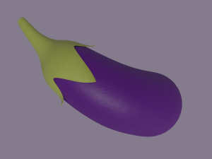 eggplant 3D 모델