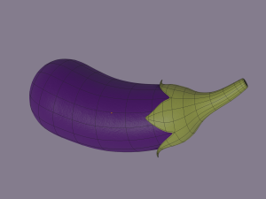 eggplant 3D 모델