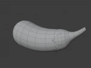 eggplant 3D Model