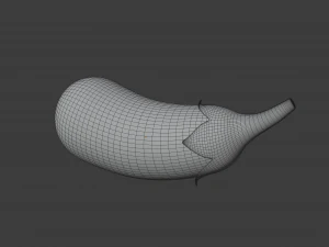 eggplant 3D Model