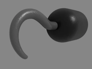 pirate hook hand 3D Model