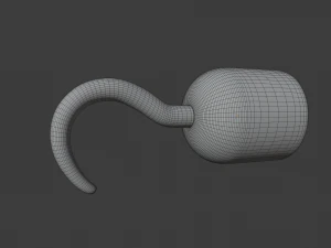 pirate hook hand 3D Model