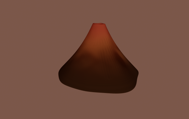 volcano 3D Model .c4d .max .obj .3ds .fbx .stl .blend 