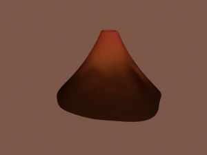 vulcano Modello 3D