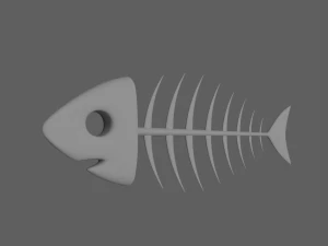 fish bone 3D Model