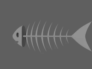 fish bone 3D Model
