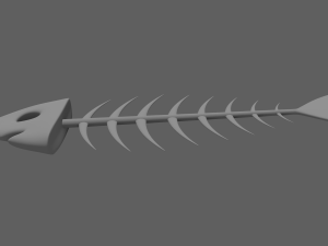 fish bone 3D 모델