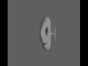 fish bone 3D 모델