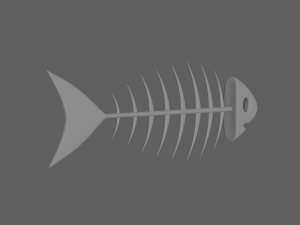 fish bone 3D 모델