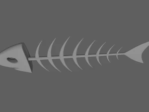 fish bone 3D Model