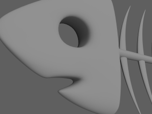 fish bone 3D 모델