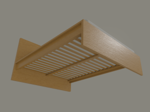 bed frame 3D-Modell