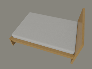 bed frame 3D-Modell